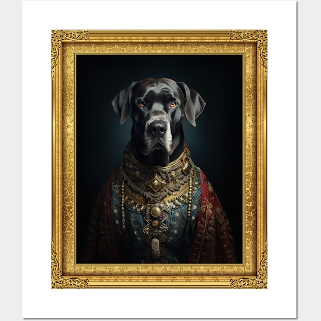 Great Dane - Medieval Tsar (Framed) Wall Art by HUH? Designs